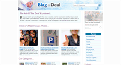 Desktop Screenshot of blagadeal.co.uk