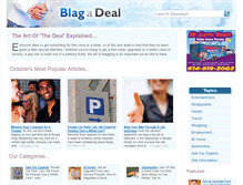 Tablet Screenshot of blagadeal.co.uk